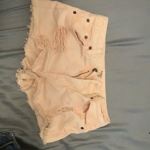 Pink washed premium denim